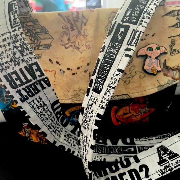 Harry Potter/Hogwarts Houses/ Dobby, sewn fabrics mini purse for kids/toddler - Picture 1 of 6